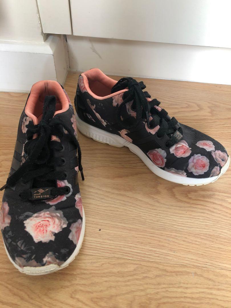 Adidas zx flux torsion rose sneakers