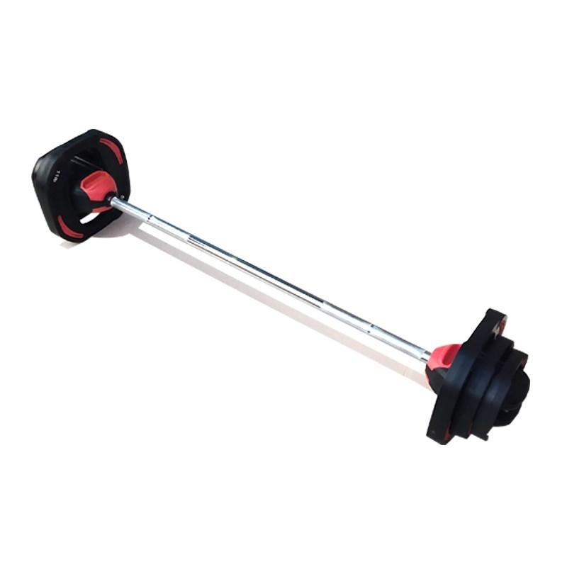 Adjustable Smart Barbell 20 kg set PU Body Pump HIIT BN READY STOCK