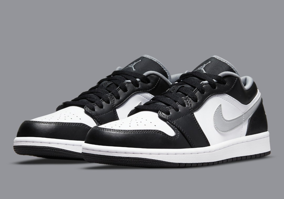 grey and black aj 1