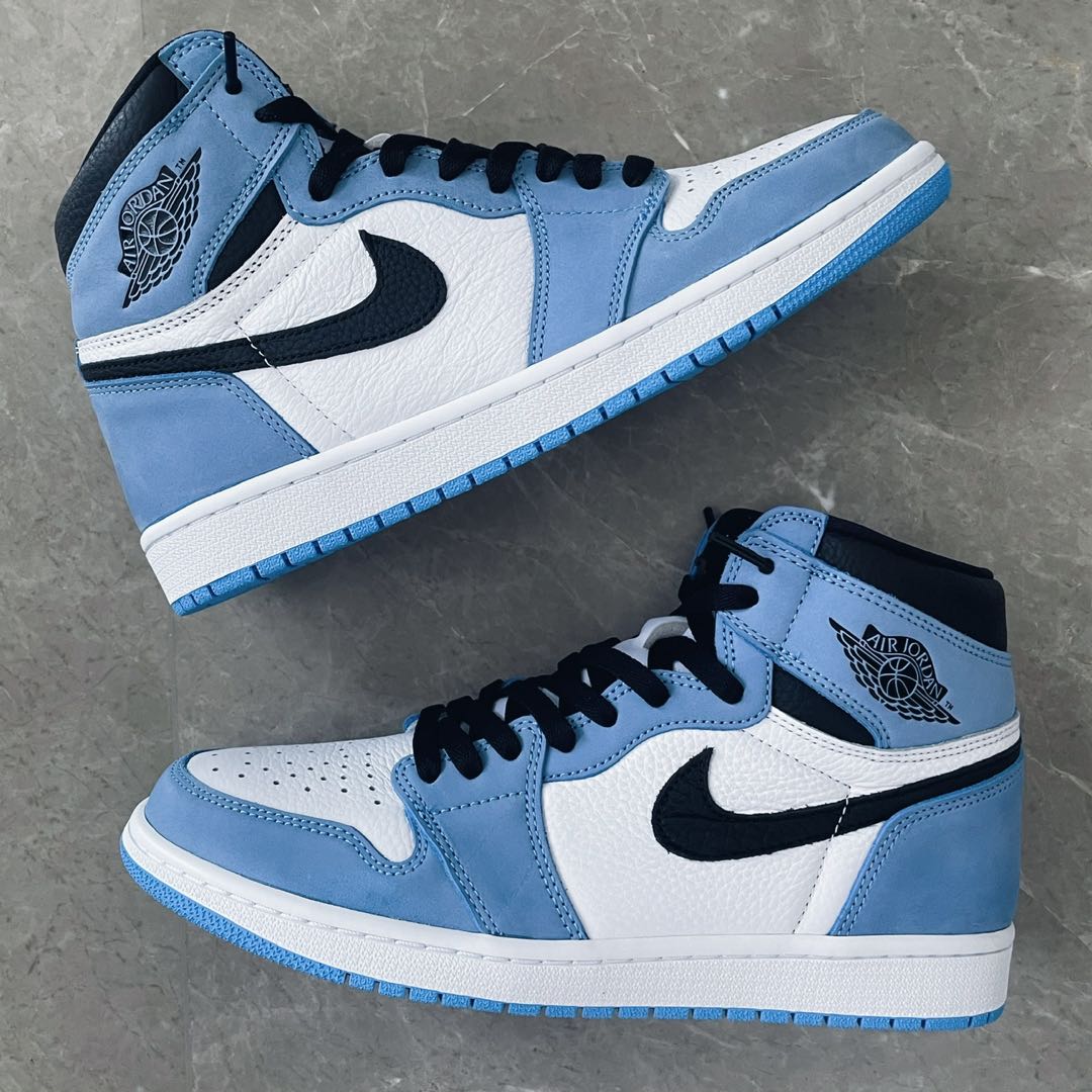 All blue air outlet jordan 1