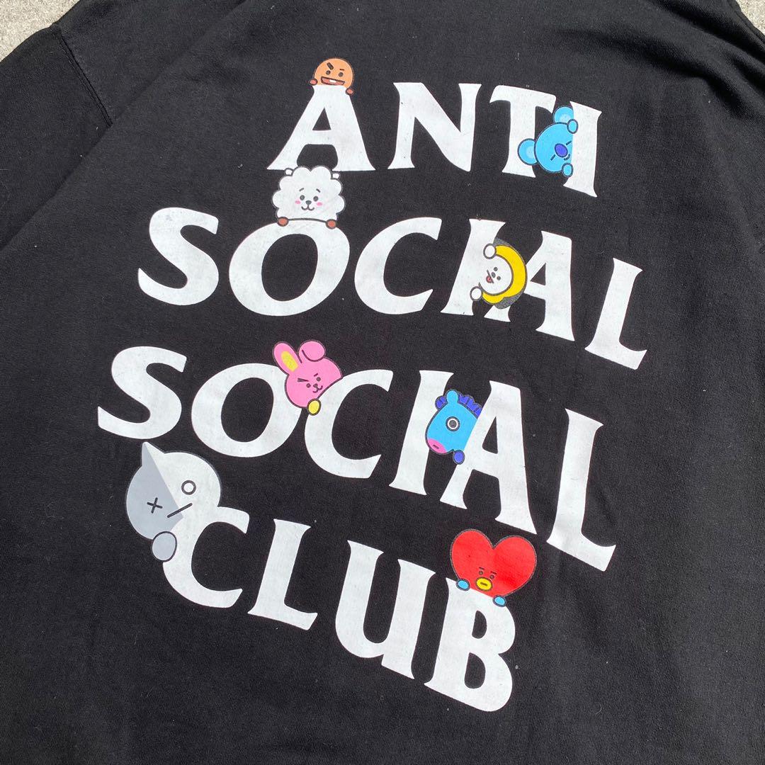Anti social social club BTS Men s Fashion Tops Sets Hoodies on Carousell