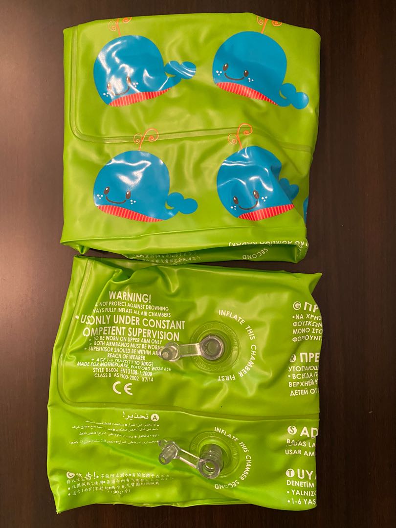 Arm floaties, Babies & Kids, Babies & Kids Fashion on Carousell