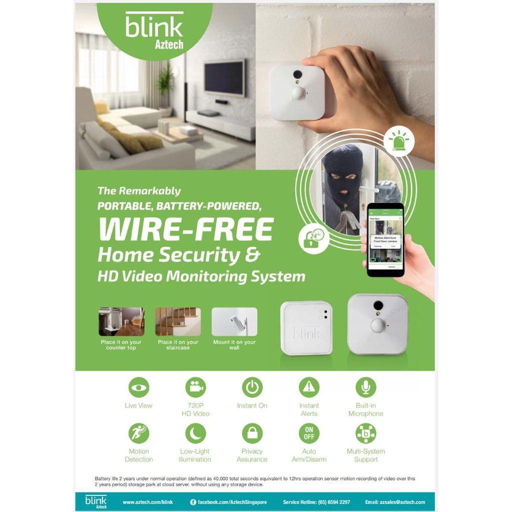 Aztech Portable CCTV Cloud base, Furniture & Home Living, Security ...