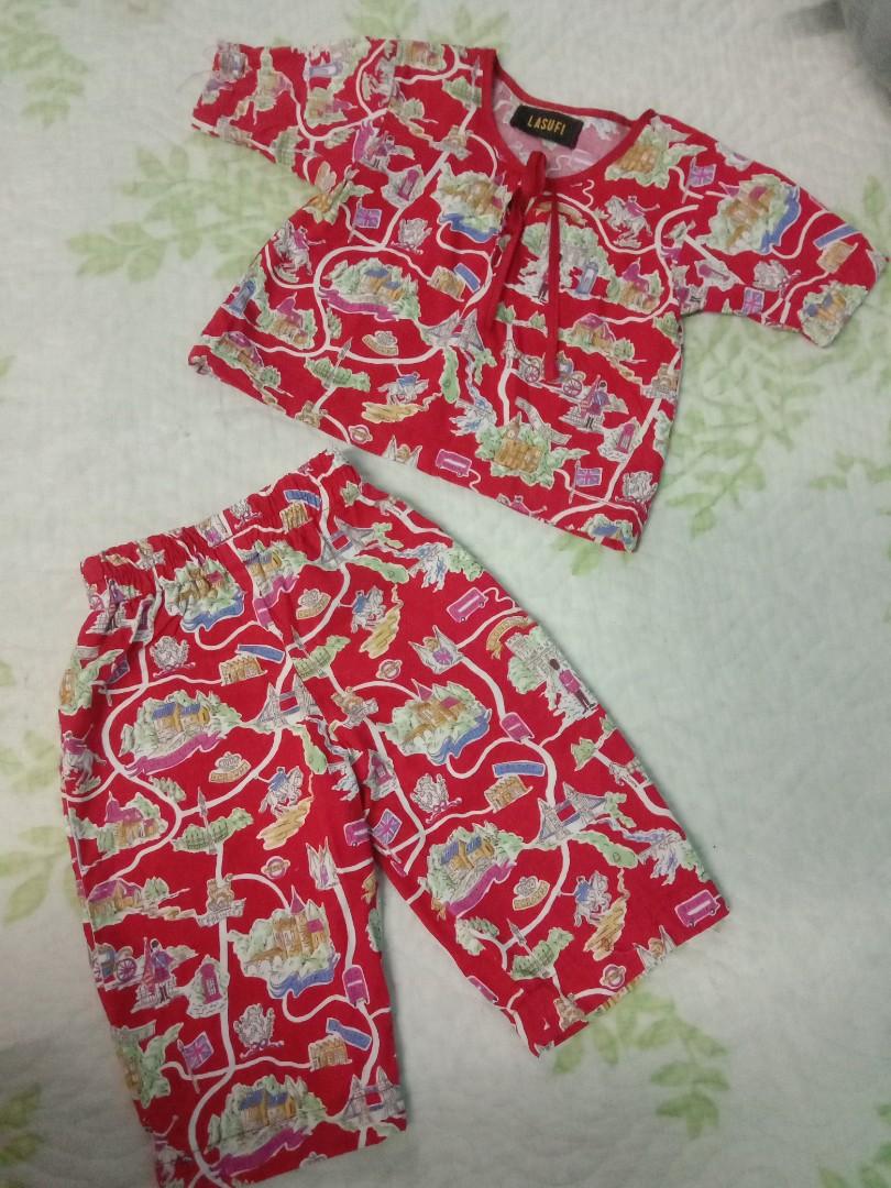 Baju Tidur Kids 100 Cotton English Soft Babies Kids Babies Apparel On Carousell