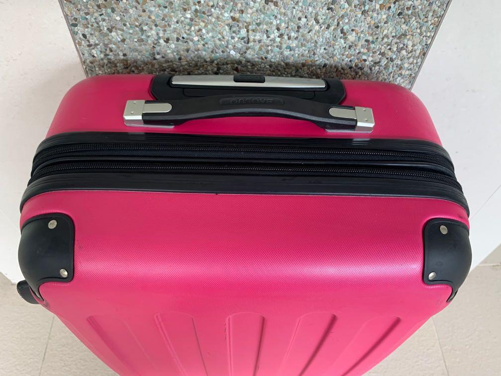 BaoLuo Hot Pink 23” Medium 8 Wheel Luggage, Hobbies & Toys, Travel ...