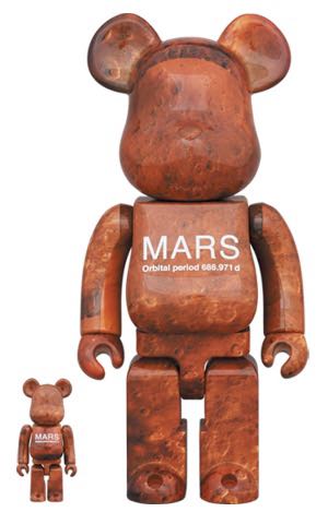 Bearbrick Mars 100% & 400% Set Be@rbrick, Hobbies & Toys, Toys 