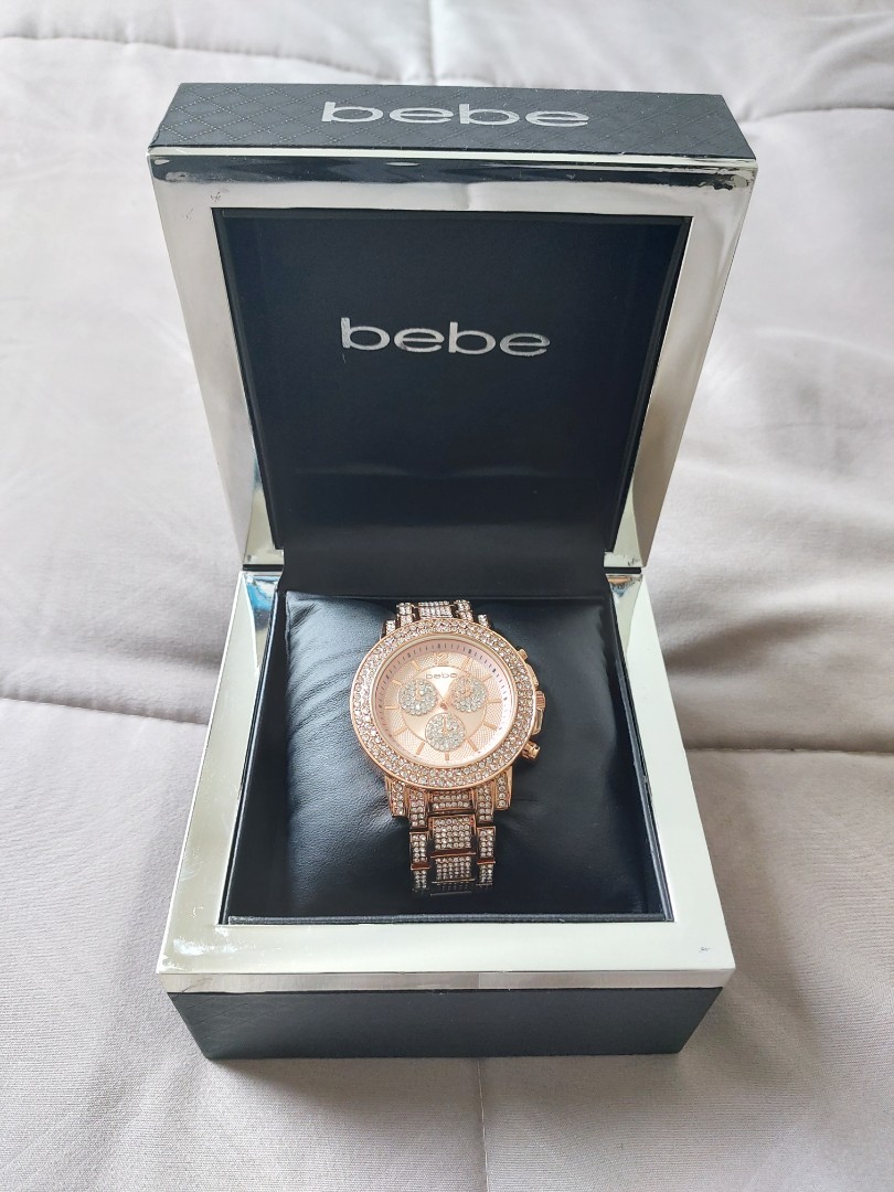 Bebe watch deals rose gold