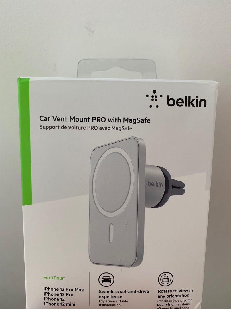Belkin Car Vent Mount PRO with MagSafe, Mobile Phones & Gadgets, Mobile