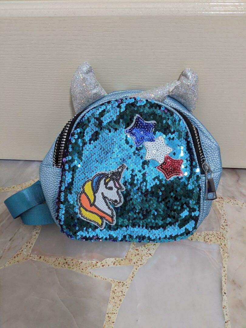 flippy unicorn backpack