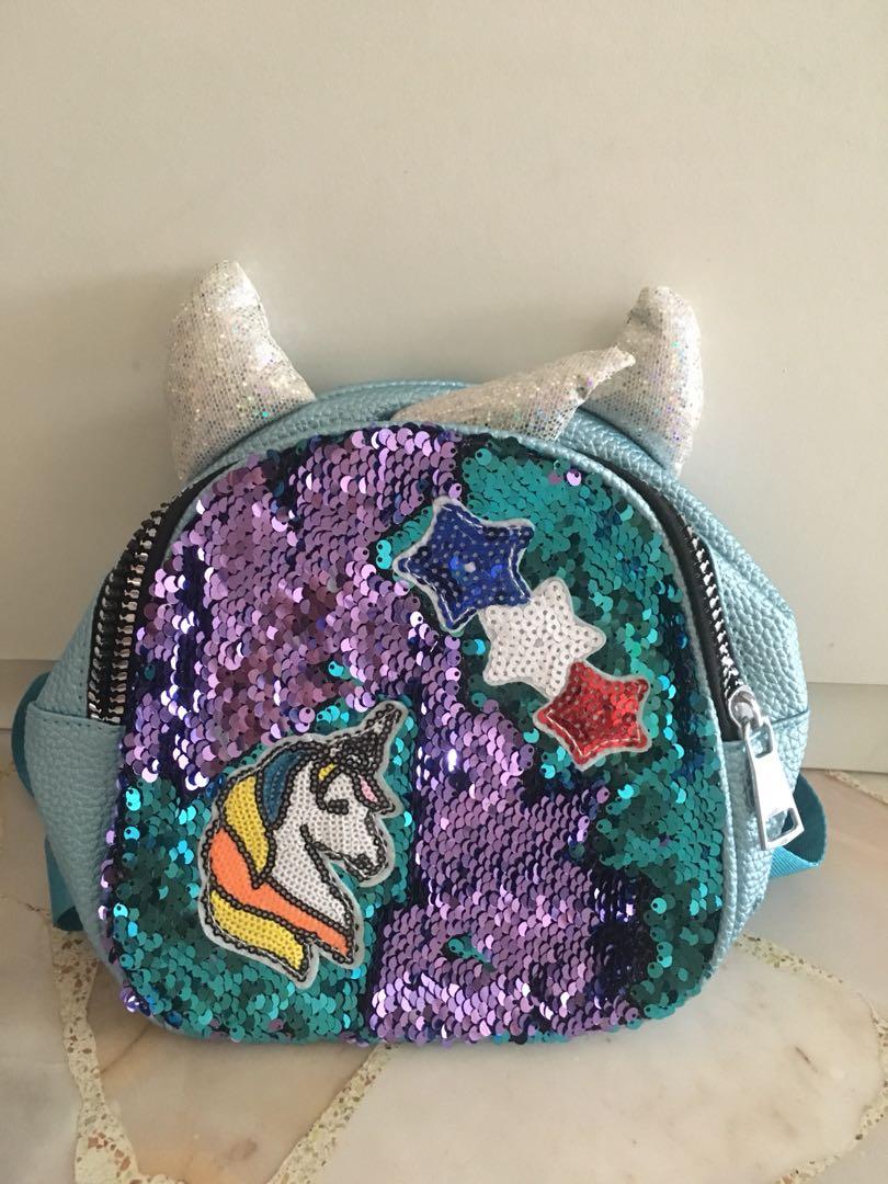 Unicorn flippy backpack shop