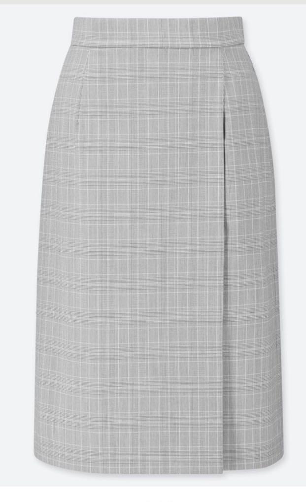 Plaid skirt uniqlo hot sale