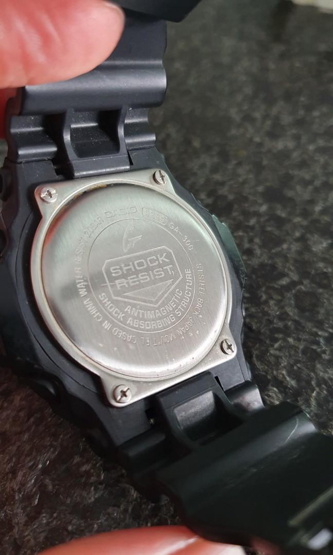 Casio G Shock GA 300 Black and White set