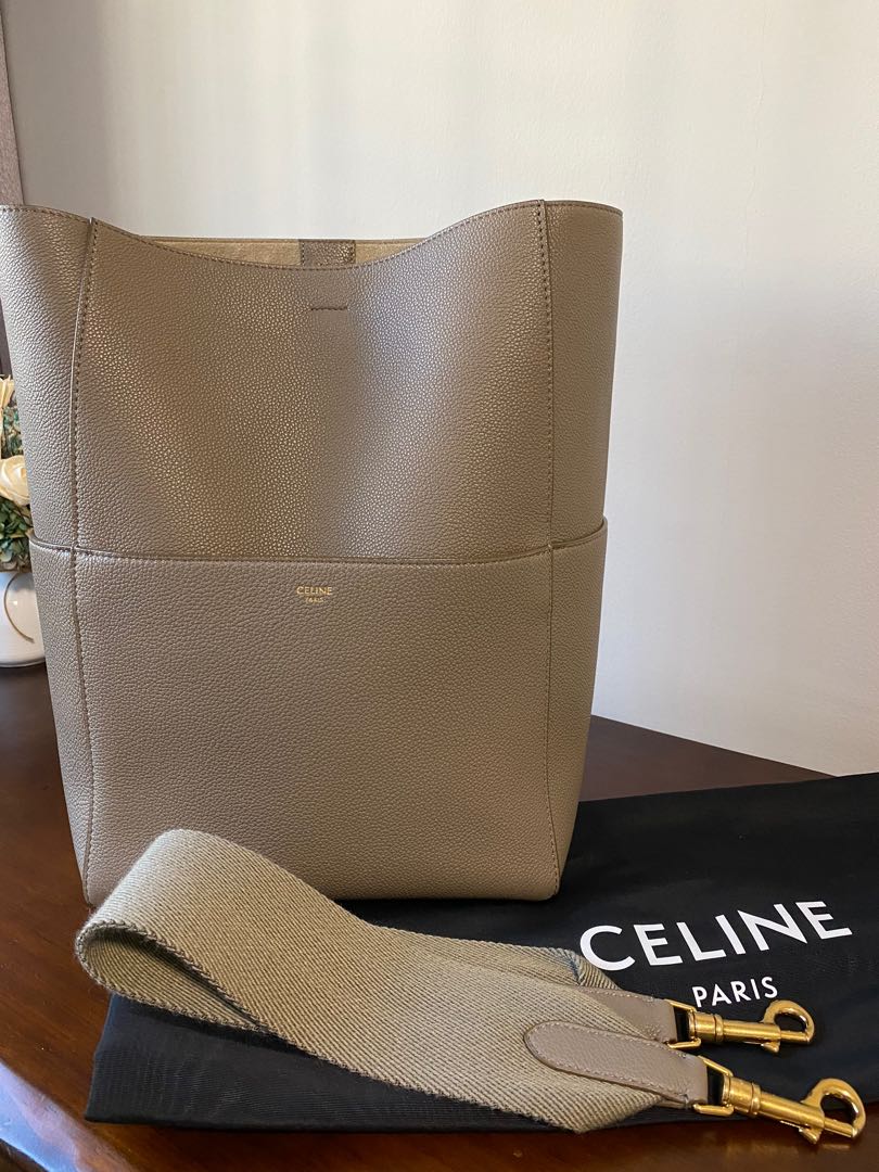 Celine sangle top bag taupe