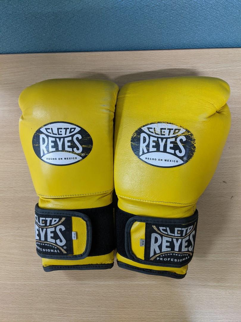 Cleto Reyes 14OZ Yellow Hecho En Mexico Professional Boxing Muay