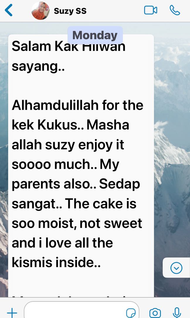 Customer Review Alhamdulillah Food Drinks Homemade Bakes On Carousell