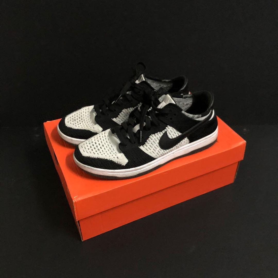 Nike dunk flyknit oreo clearance