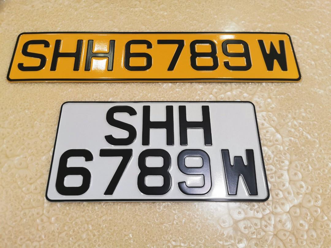 Emboss Car Plate, Car Accessories, Accessories on Carousell