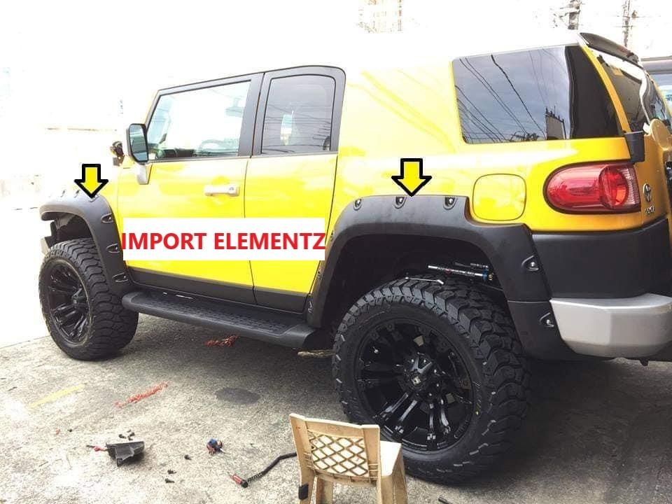 2007 to 2022 Toyota Fj cruiser FENDER FLARE BUSHWACKER with RIVETS