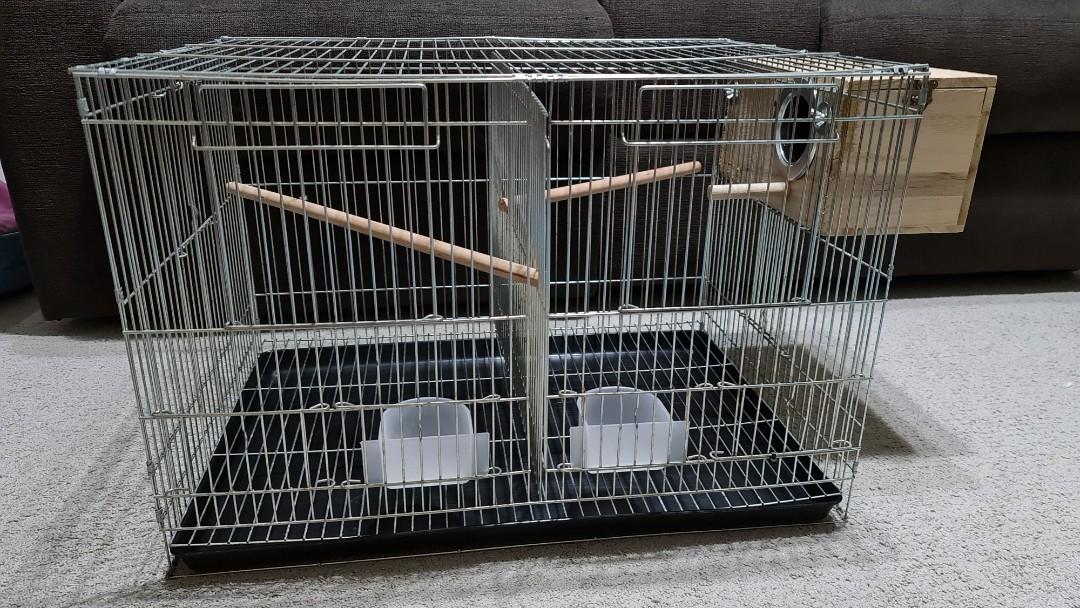 FREE delivery Divider bird cage with nestbox Pet Supplies Homes