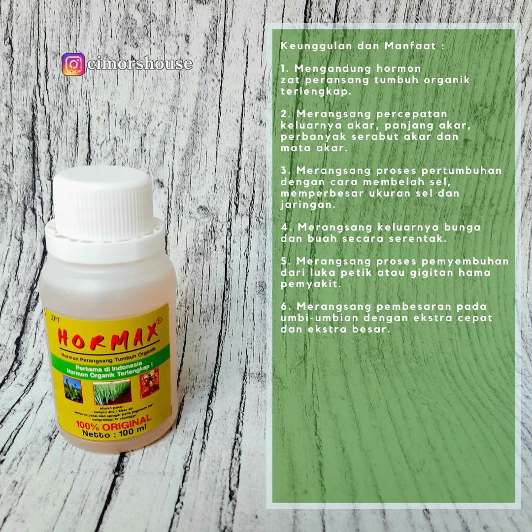 GARDEN NUTRISI INSEKTISIDA HORMAX PUPUK ORGANIK CAIR OBAT PERTANIAN CAIRAN  REBOTTLING