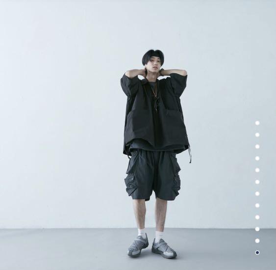 GOOPiMADE® - “GNV-01” Soft Box Oversized Shirt / BLACK, 男裝, 外套 