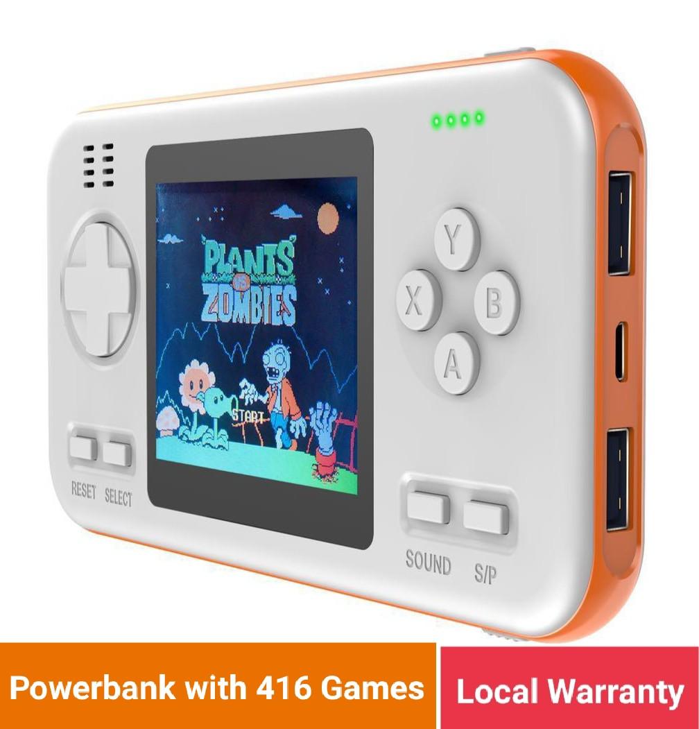 Handheld Game console gameboy 416 Games with 8000mAh Power Bank (2.8