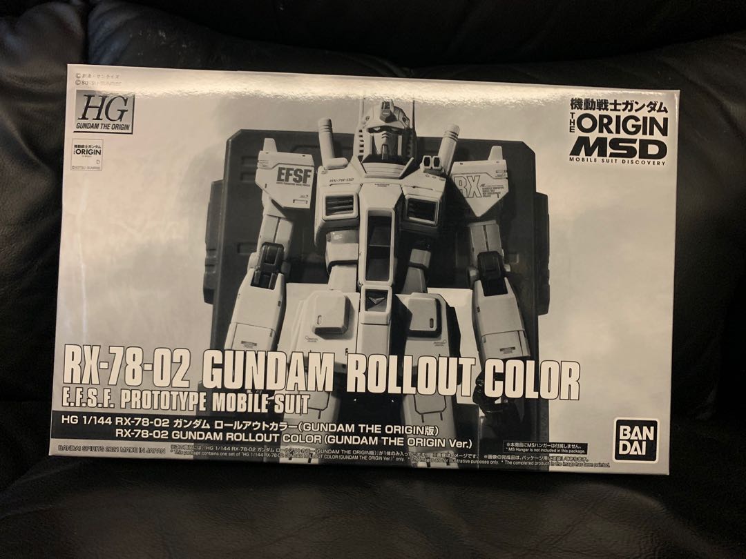 HG 1/144 RX-78-02 GUNDAM ROLLOUT COLOR (GUNDAM THE ORIGIN Ver.), 玩具 ...
