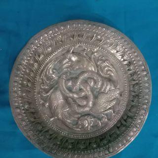 HIASAN PAJANGAN PIRING NAGA KUNINGAN JADUL