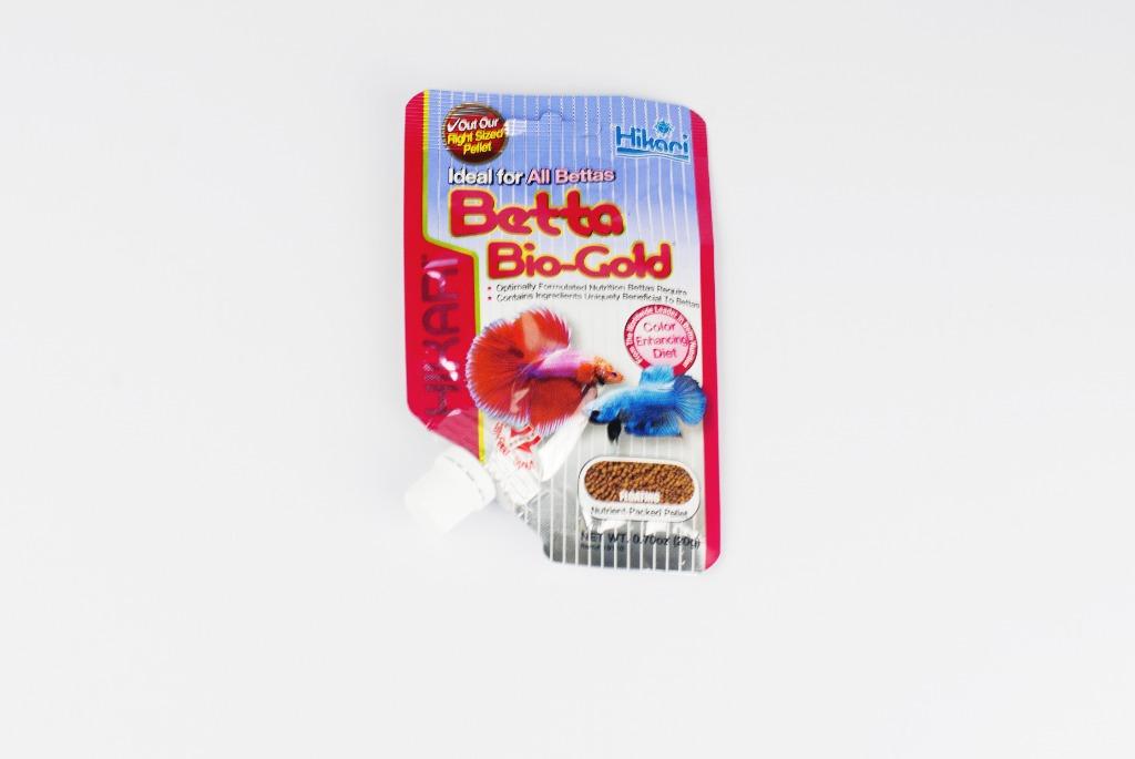 Hikari Betta Bio-Gold (0.7oz, 20g) (Category: Pet Food) located in Pasig City. Submitted by petholics (Listing ID 1104288714, Image 1). Description: Optimally formulated nutrition Bettas require. Contains ingredients uniquely beneficial to Bettas. Ideal for all Bettas..