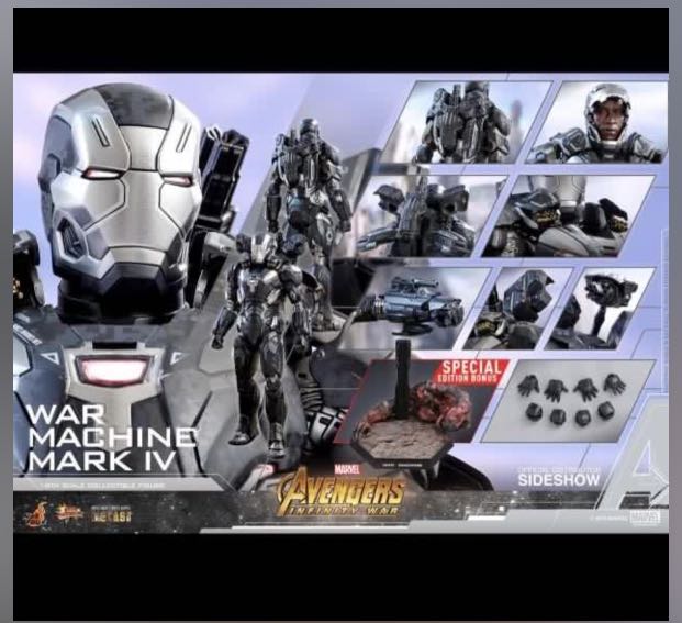 War machine mark deals 4 hot toys