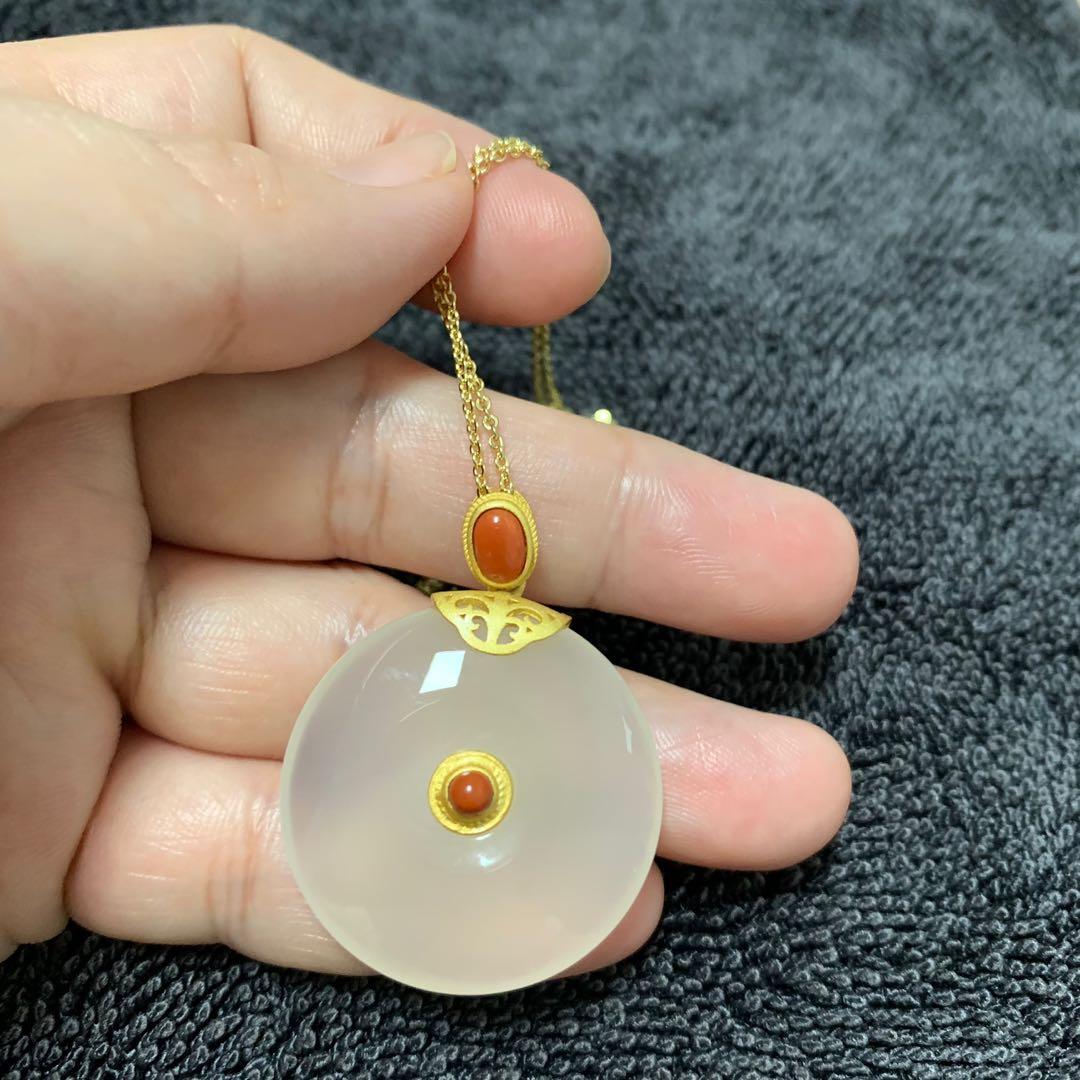 White agate necklace online