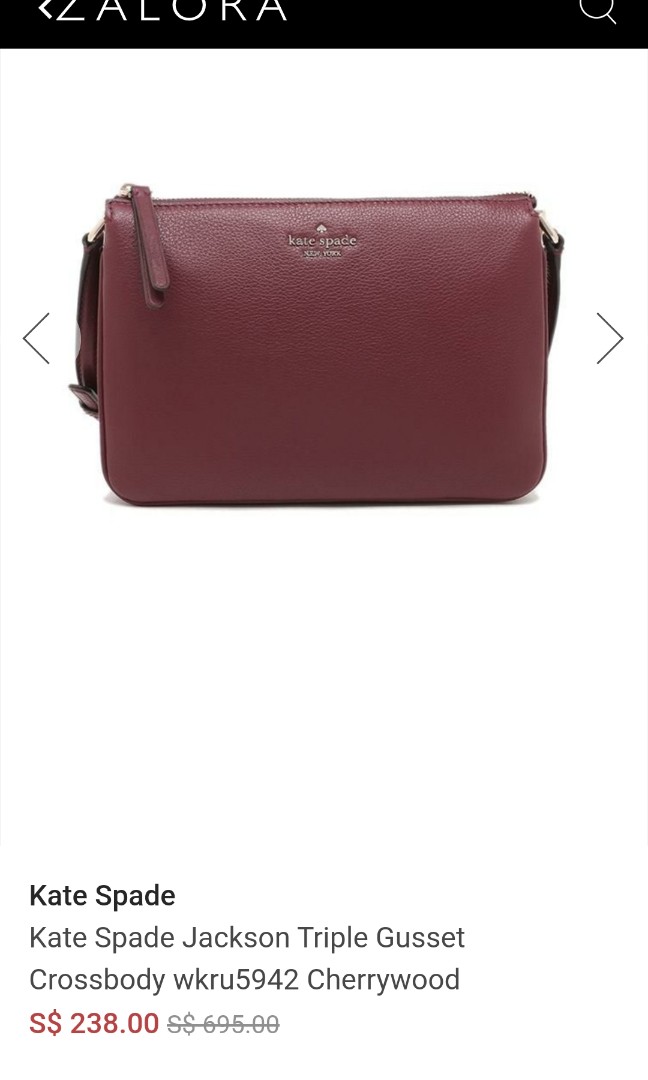 Kate spade jackson triple gusset crossbody clearance