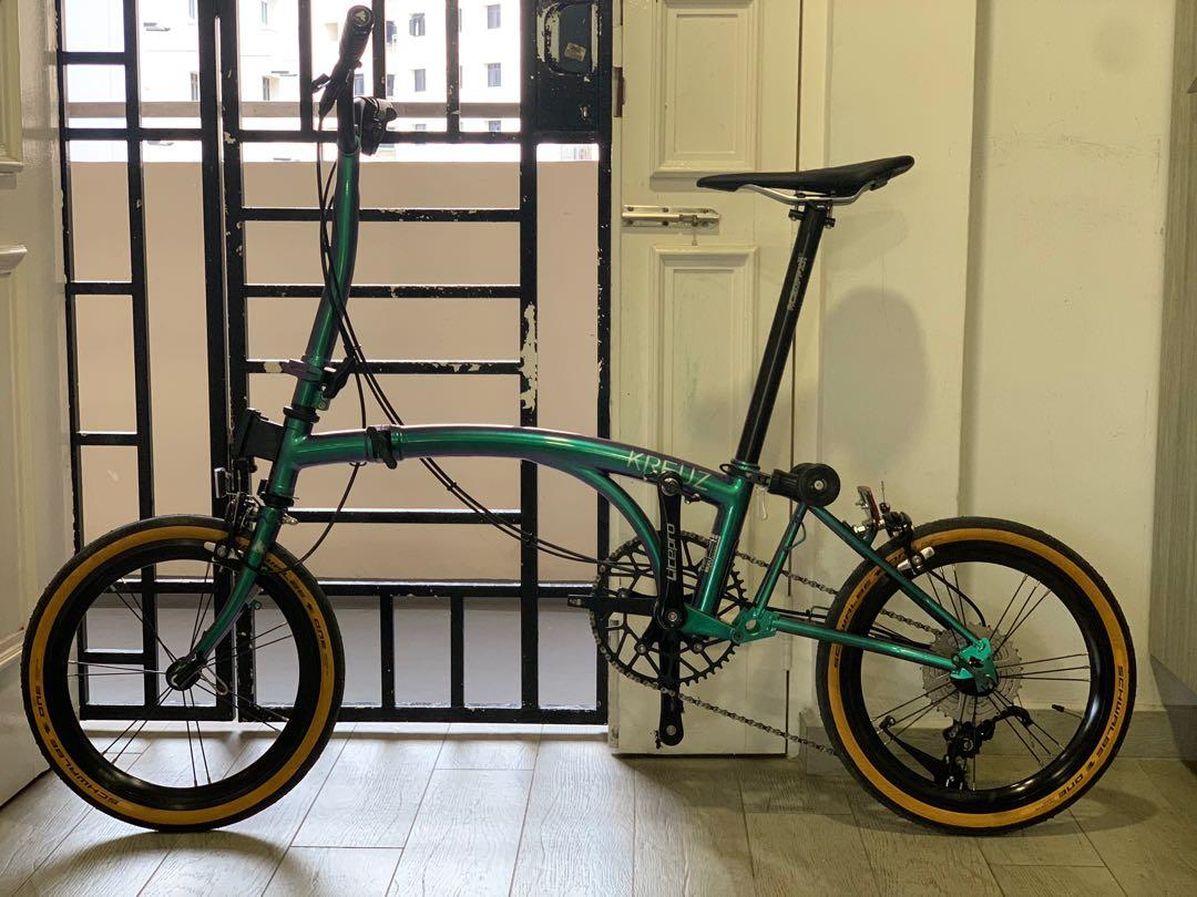 Kreuz with external gear Not Brompton pikes 3sixty