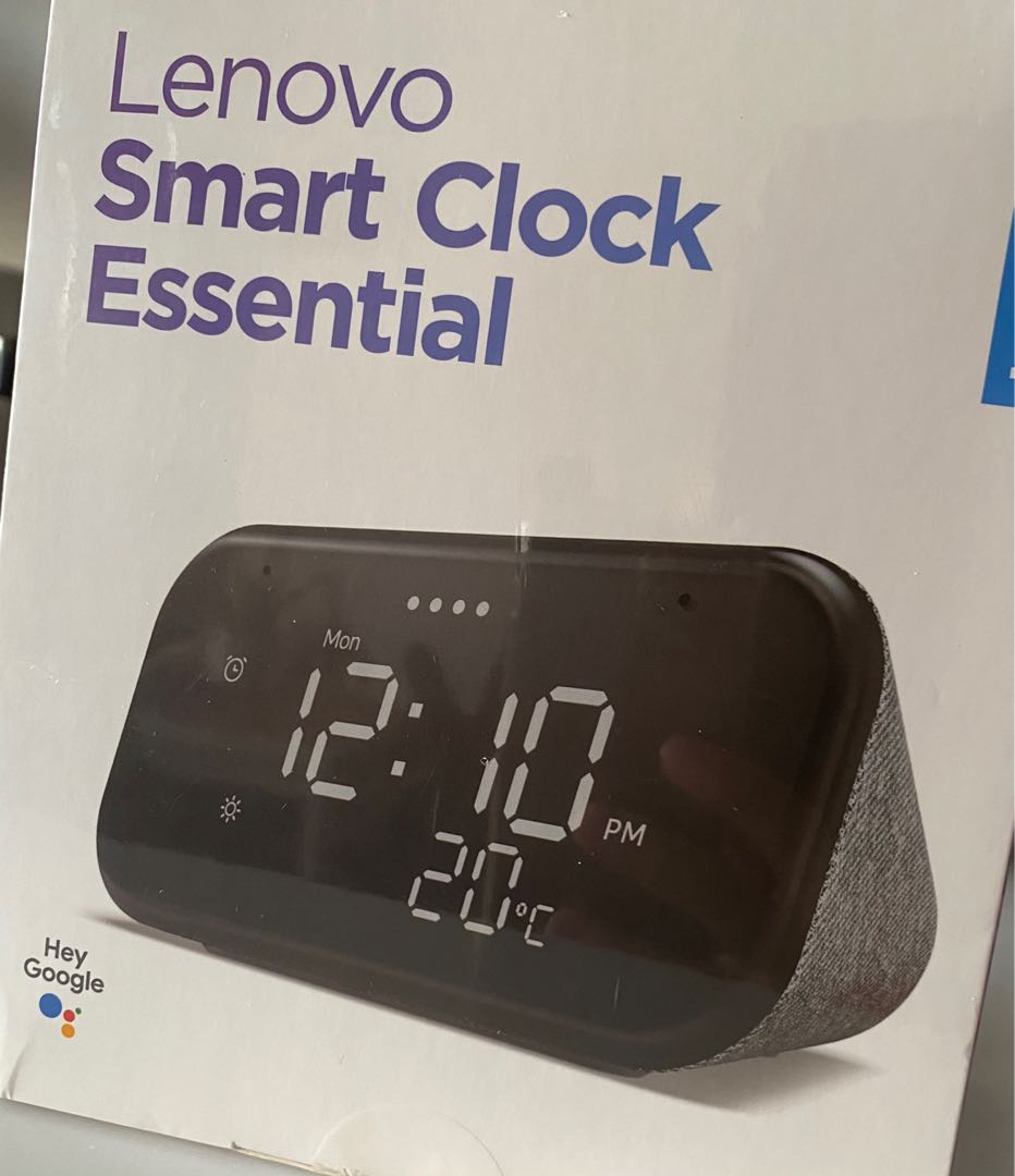 Lenovo Smart Clock Essential, Furniture & Home Living, Home Decor