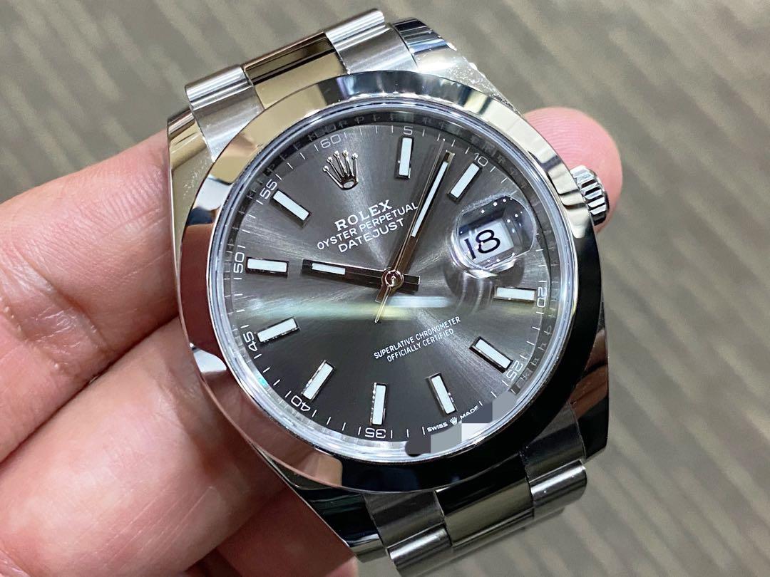 Rolex dj41 deals rhodium