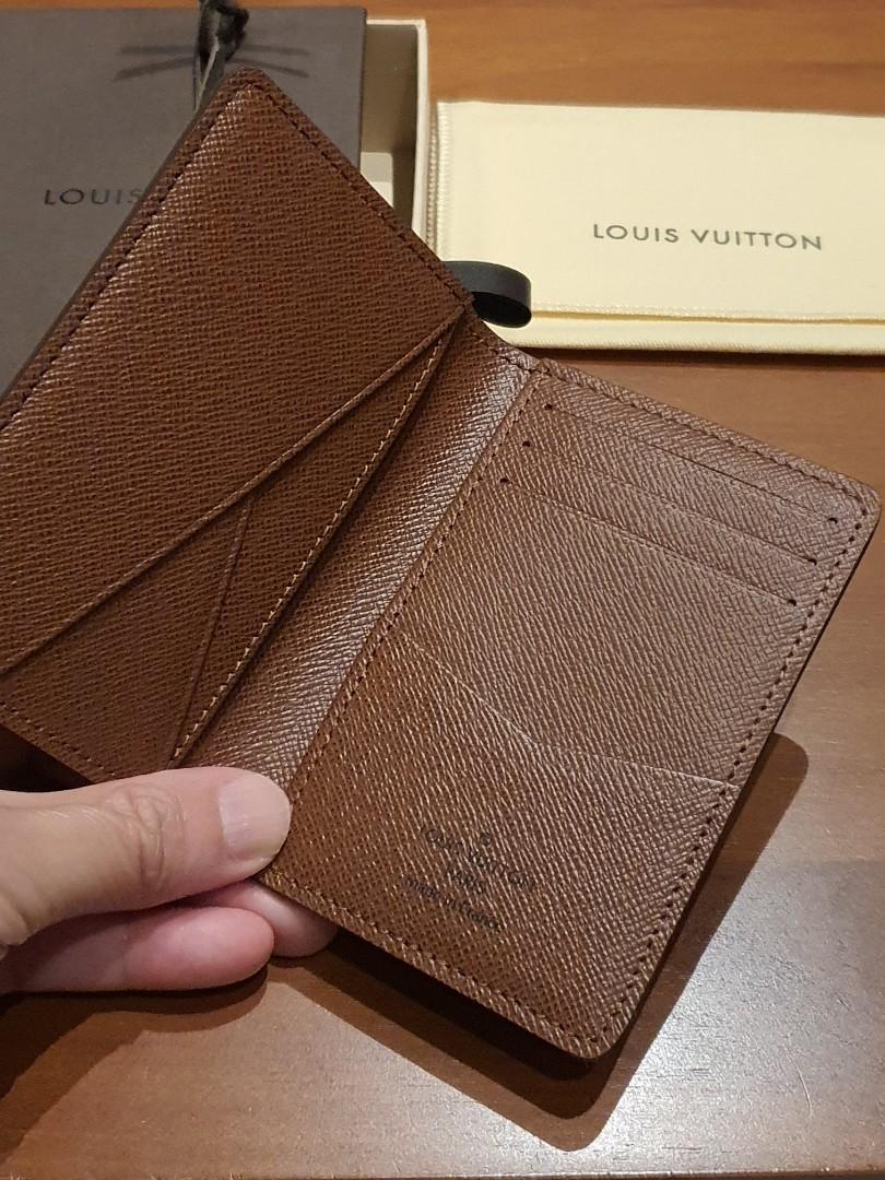 Louis Vuitton Pocket Organizer M60502, Men's Fashion, Watches &  Accessories, Wallets & Card Holders on Carousell