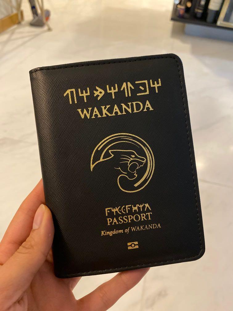 Marvels Passport Cover Wakanda, Men's Fashion, Watches & Accessories
