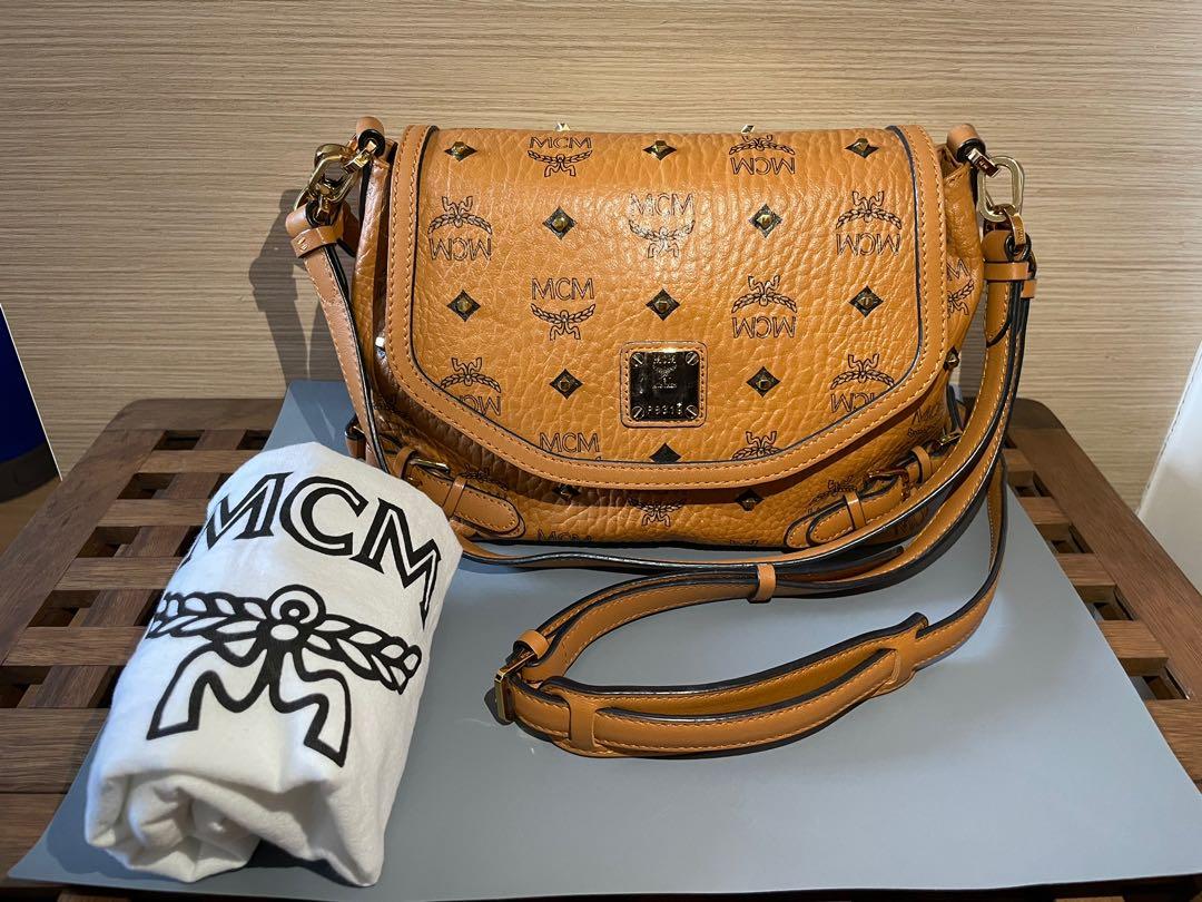 MCM visetos studded 2 way bag