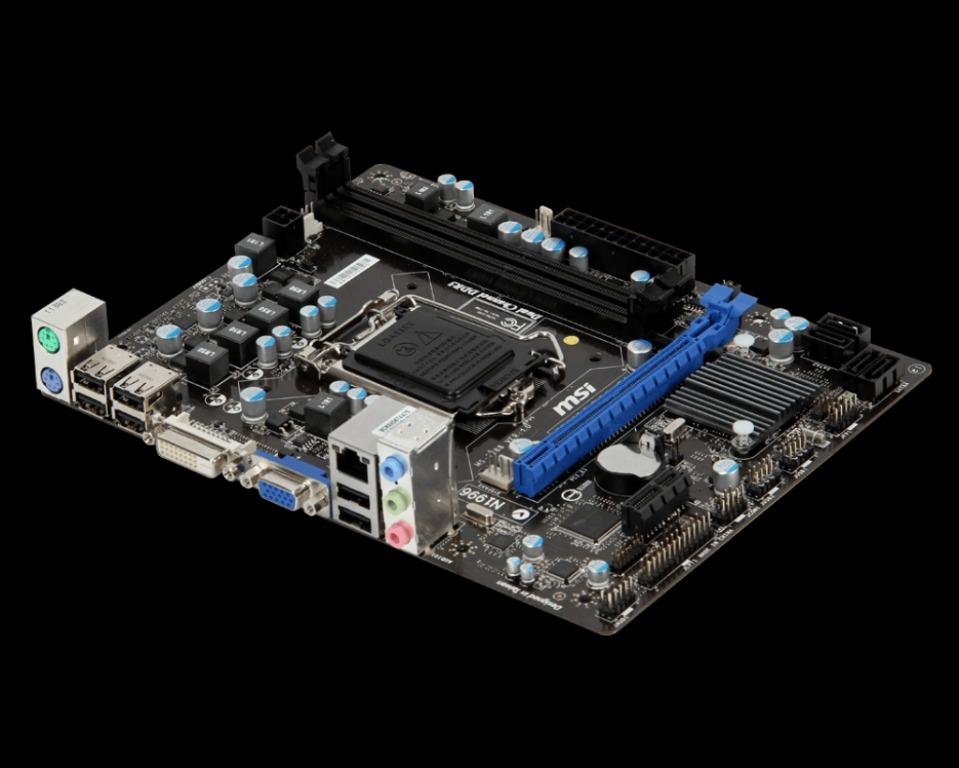 MSI H61M-P31/W8 (MS-7788) LGA1155 motherboard, Computers & Tech, Parts ...