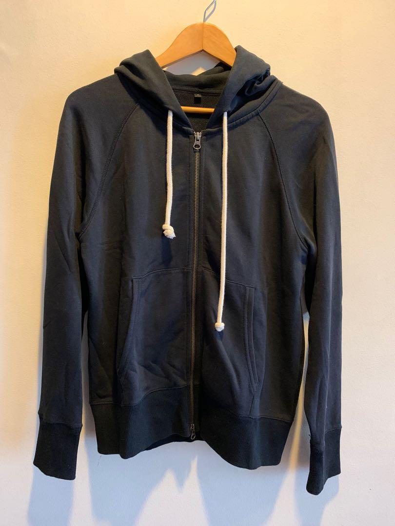 MUJI zip hoodie, Men's Fashion, Coats, Jackets and Outerwear on Carousell