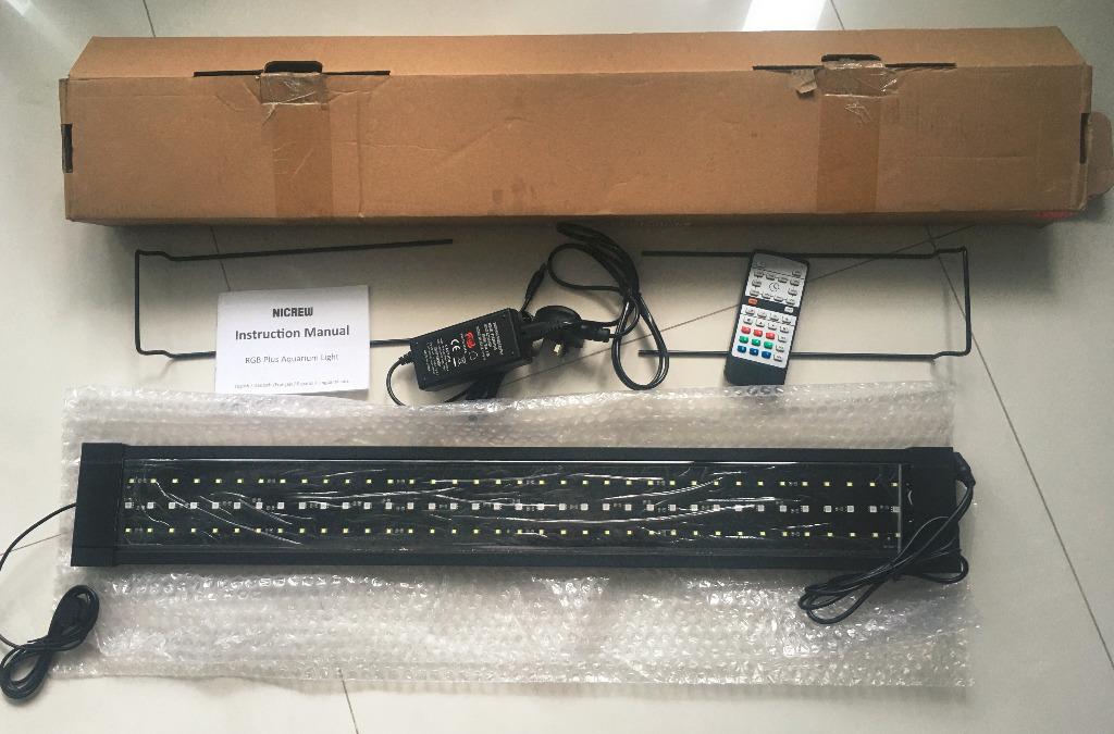 NICREW RGB Plus Aquarium Light, Freshwater Aquarium LED Light with