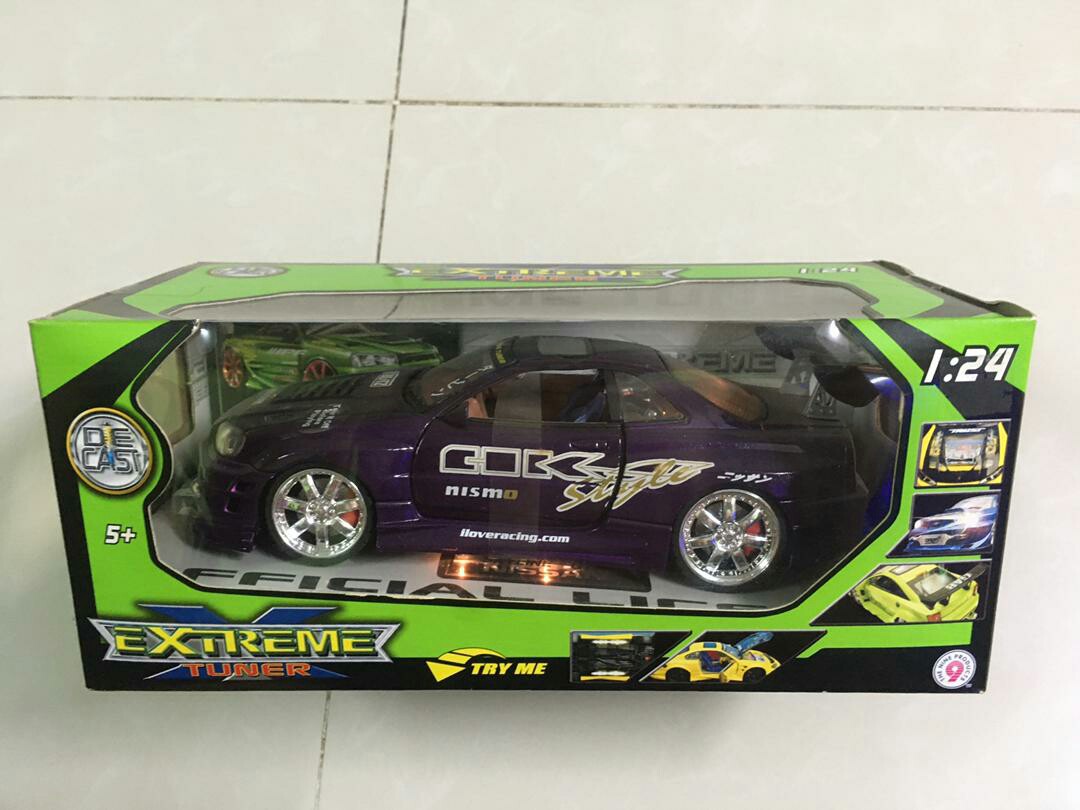 1/24 NISSAN SKYLINE GTR R34 Extreme Tuner by Ken Toys (Diecast