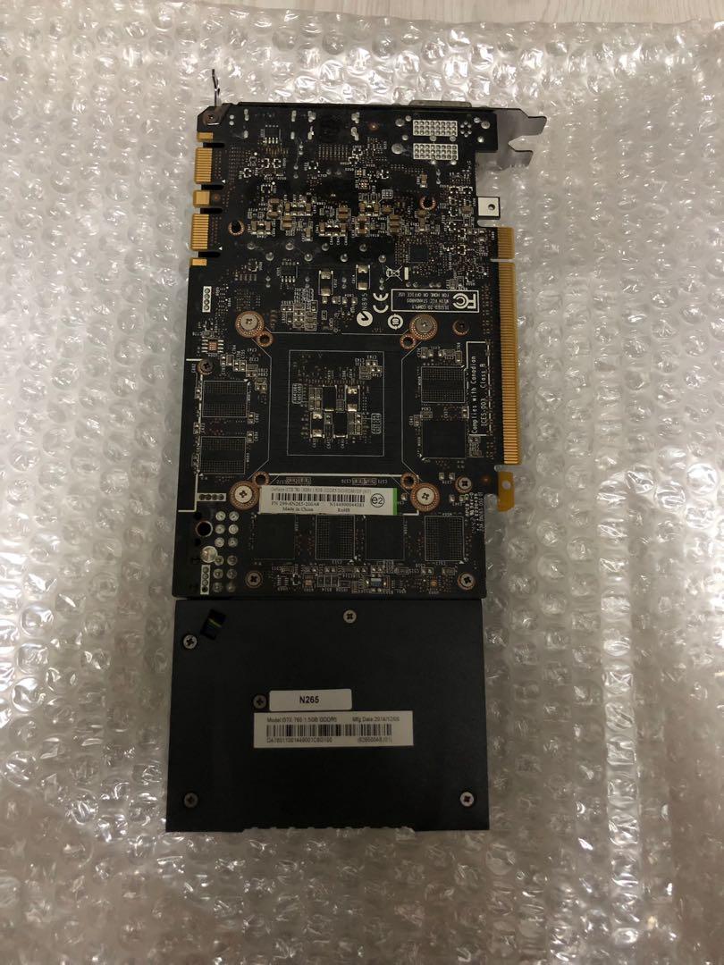 NVIDIA GTX 760 1.5GB GDDR5 GPU, Computers & Tech, Parts & Accessories ...