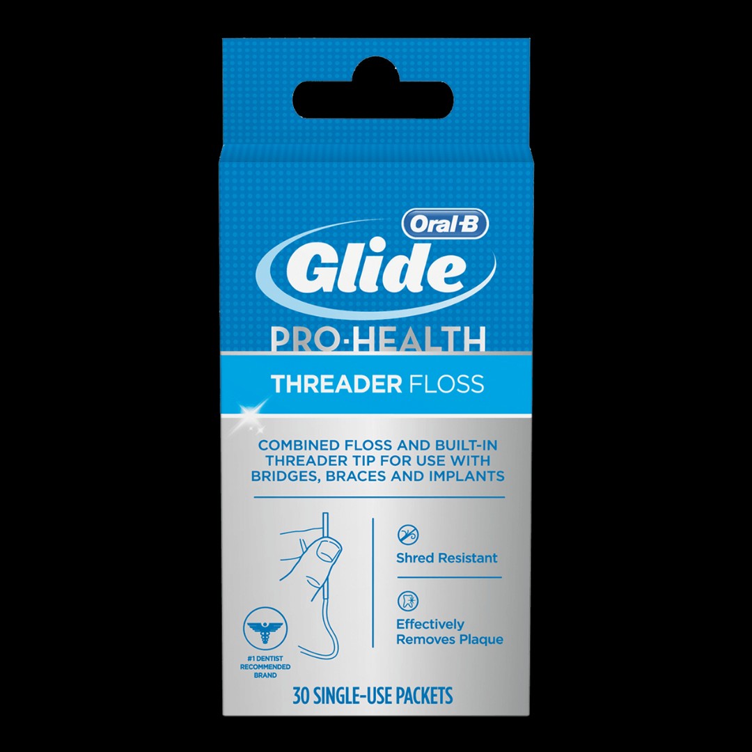 Oral B Glide Pro Health Threader Floss Dental Floss for Permanent