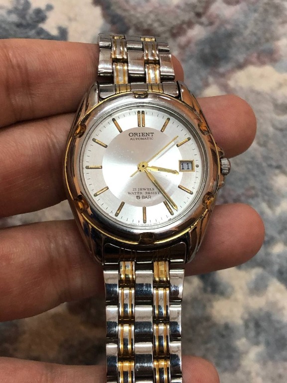Orient automatic 21 jewels water cheap resist 5 bar