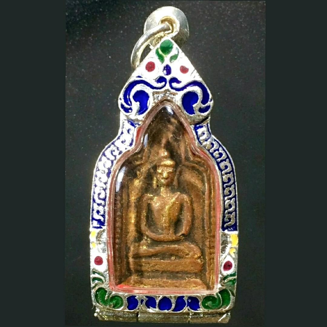 PHRA LP PRI SACRED YANT PROTECT LUCKY RICH SUCCESS RARE OLD THAI BUDDHA ...