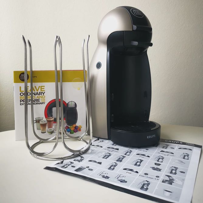 Krups’ Piccolo Beverage Maker with Capsules Stand, TV & Home Appliances