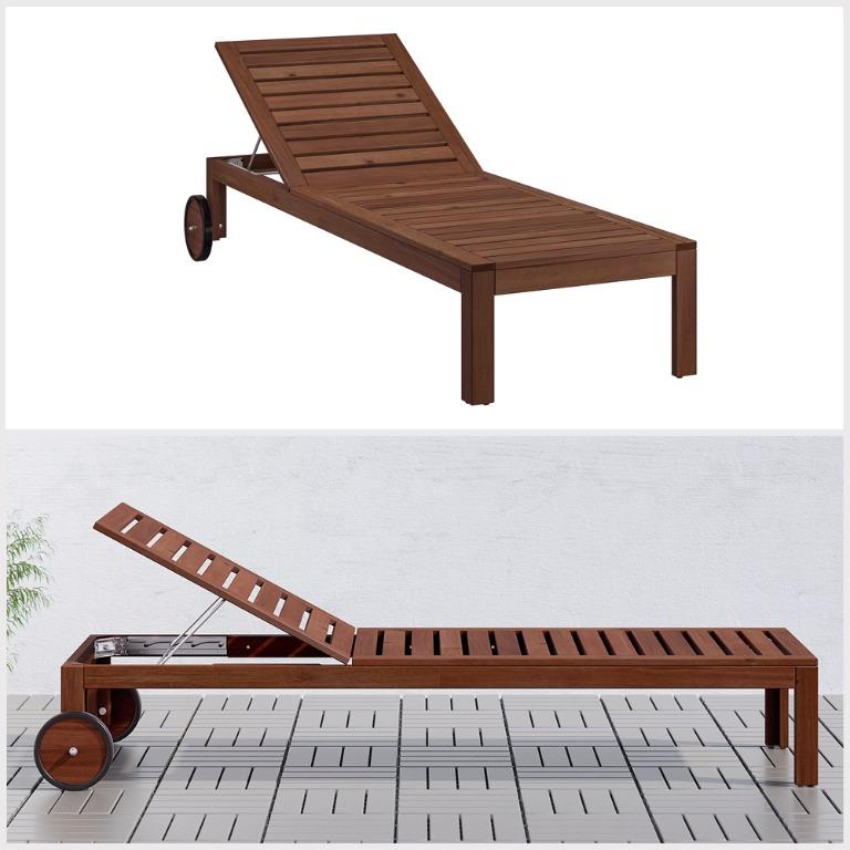 APPLARO brown sun lounger Furniture Home Living Outdoor Furniture on Carousell