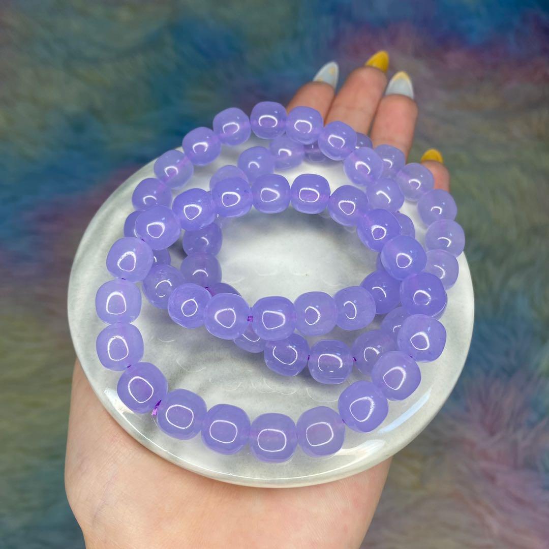 Purple agate bracelet sale