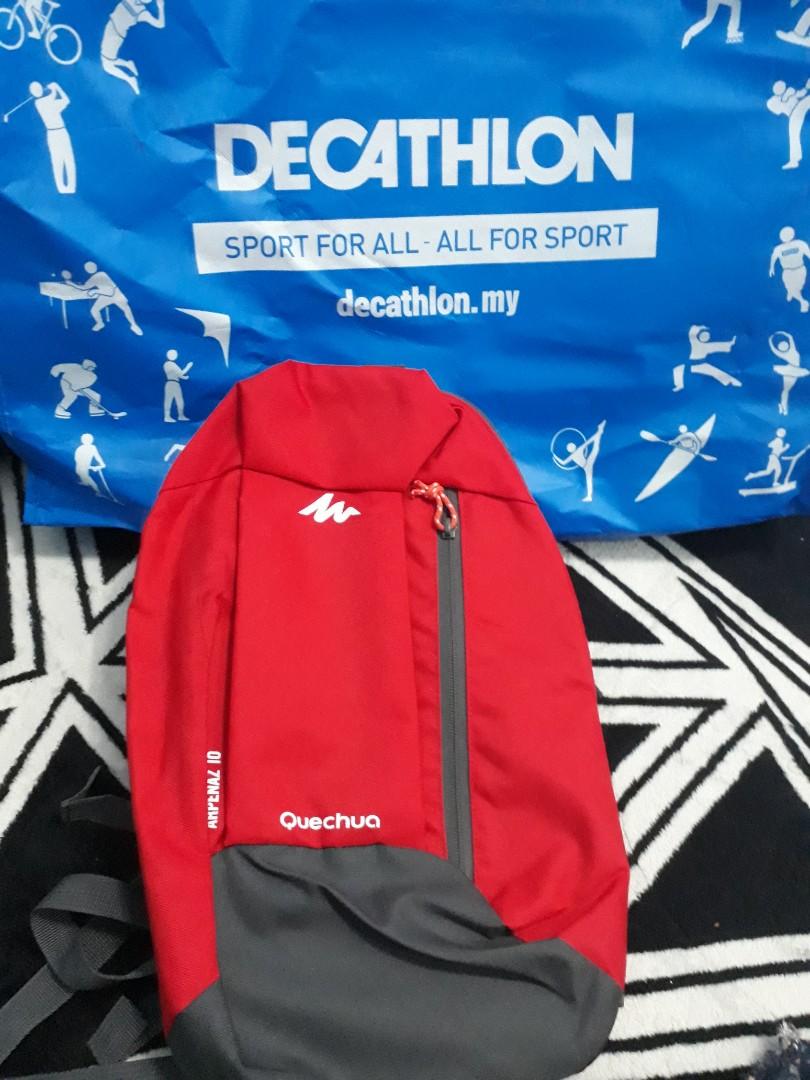 QUECHUA ARPENAZ 10 Red Men s Fashion Bags Backpacks on Carousell